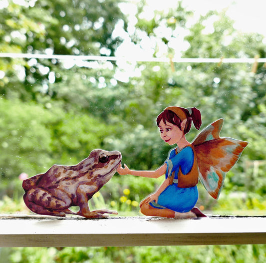 fairy and frog