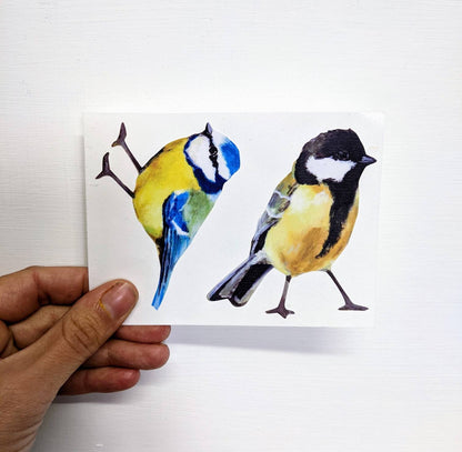 two little songbirds