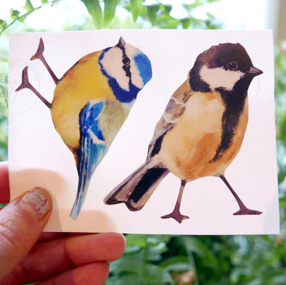 two little songbirds