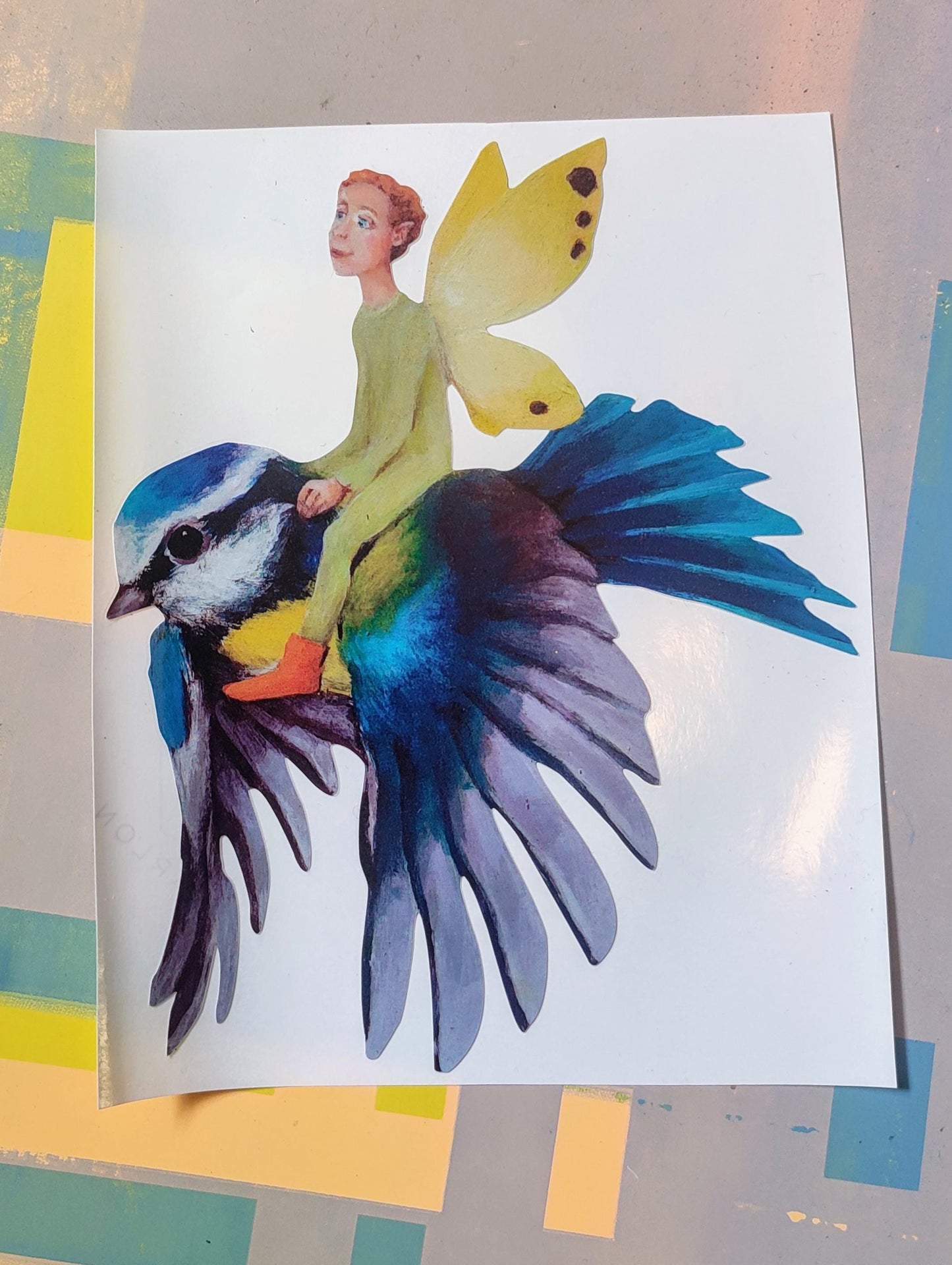 fairy hitching a lift