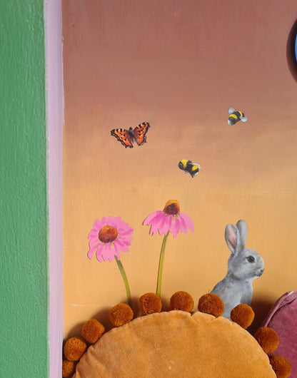 little rabbit standing