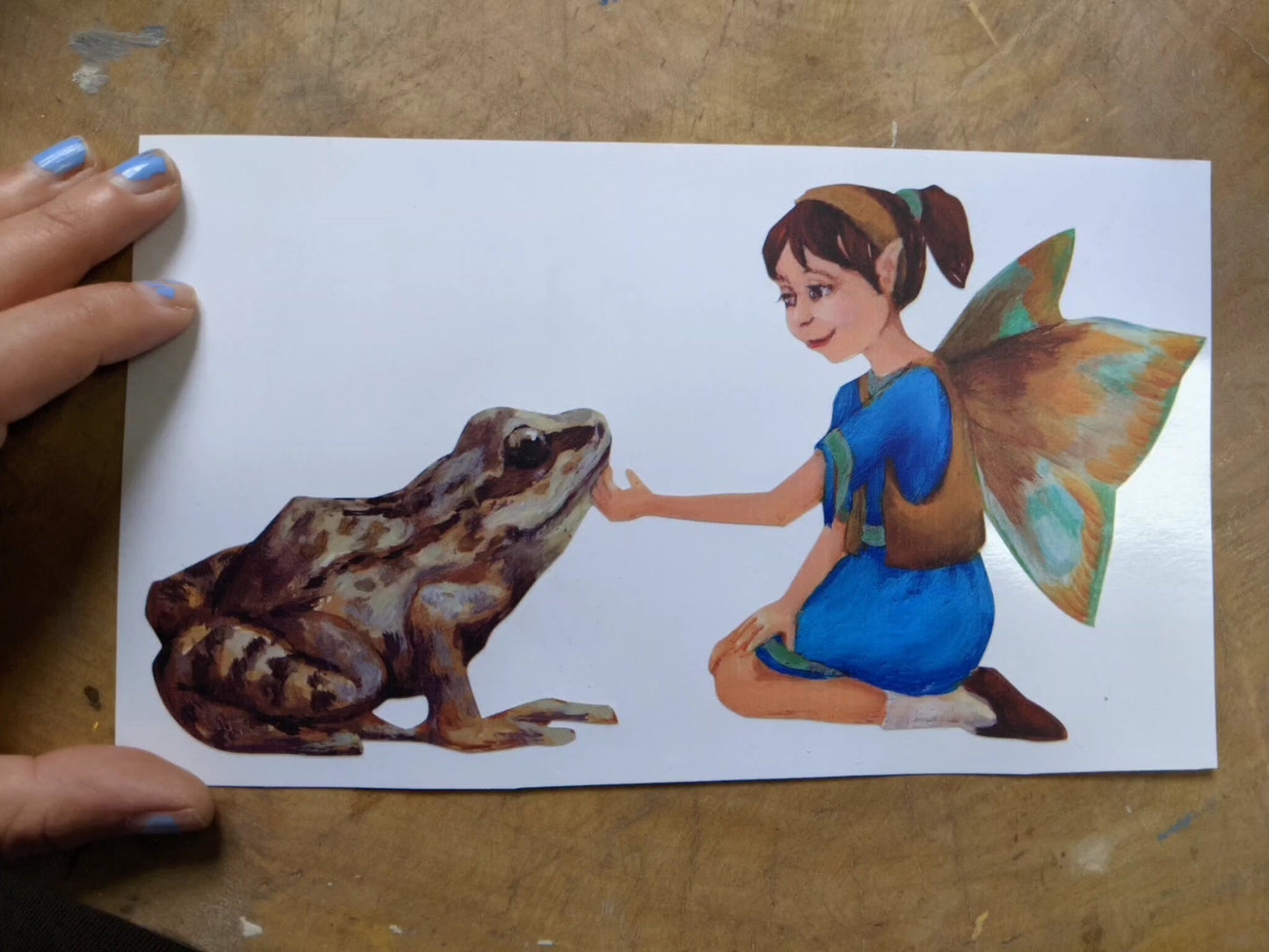 fairy and frog