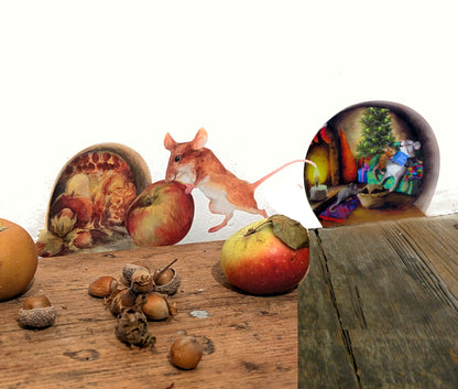 Autumn to winter mouse hole set