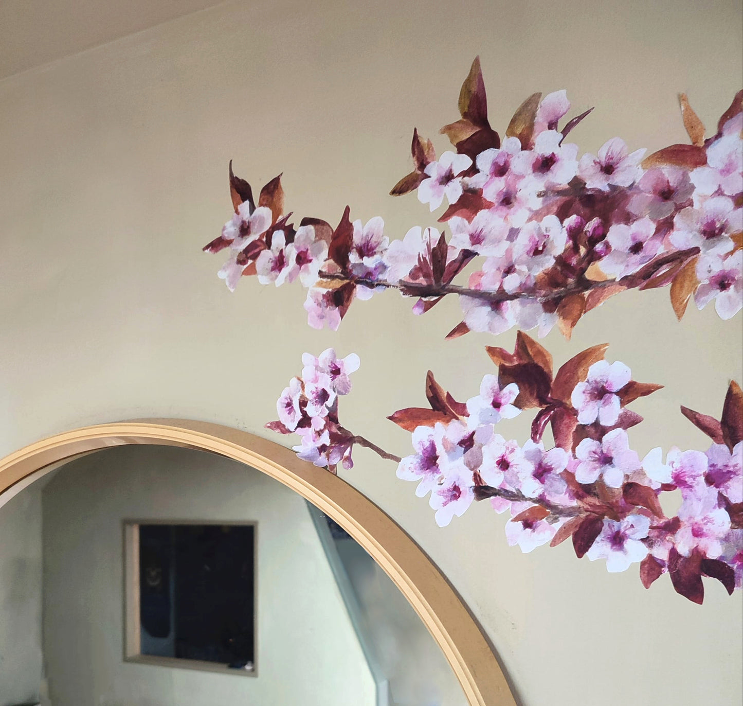 20% off at checkout * cherry plum blossom decal