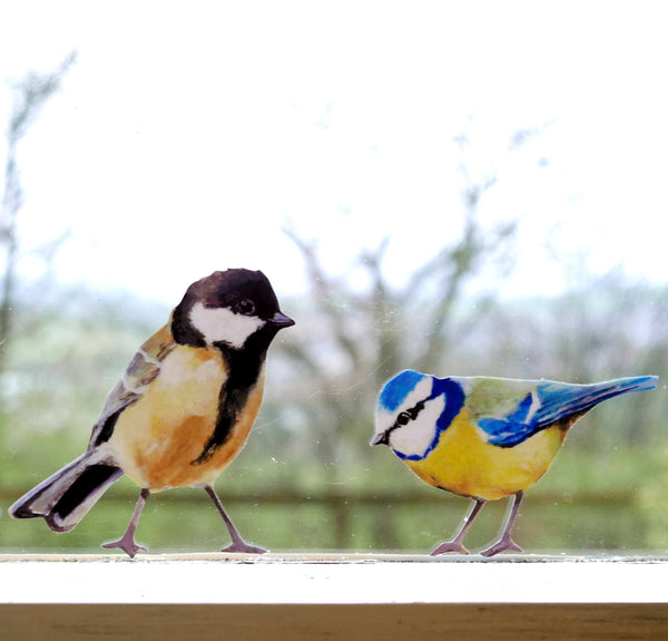 two little songbirds