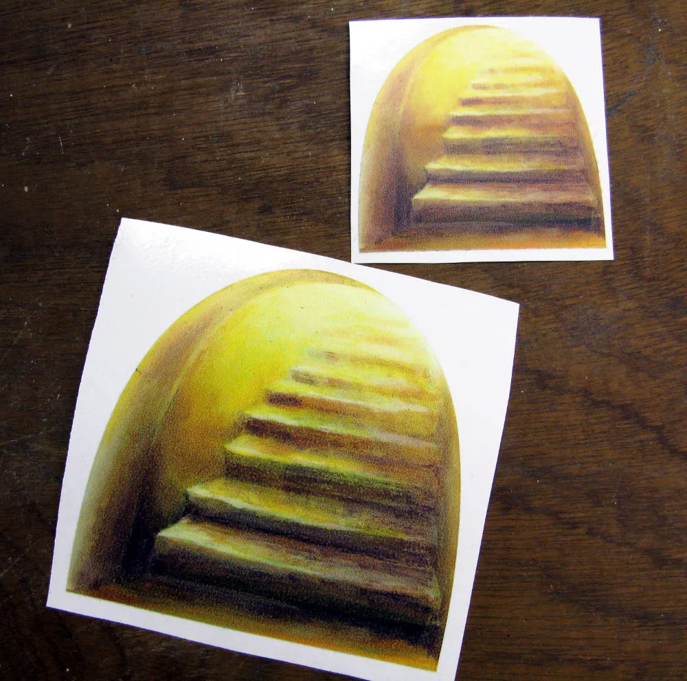 the stairs