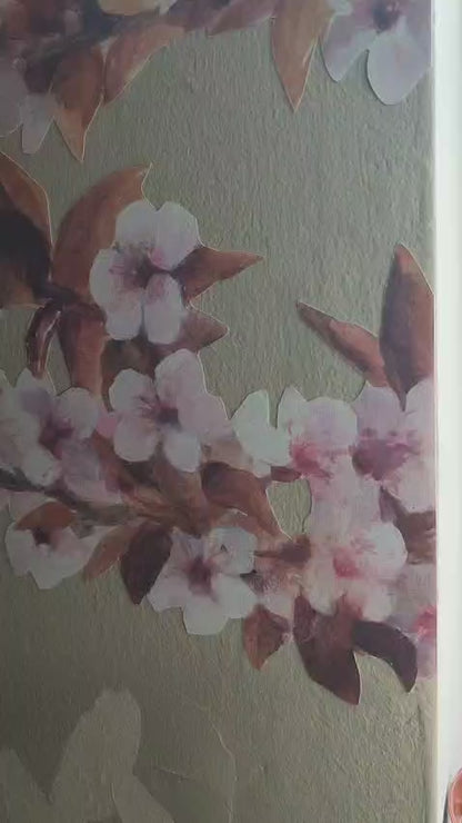20% off at checkout * cherry plum blossom decal
