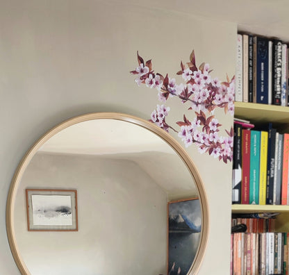 20% off at checkout * cherry plum blossom decal